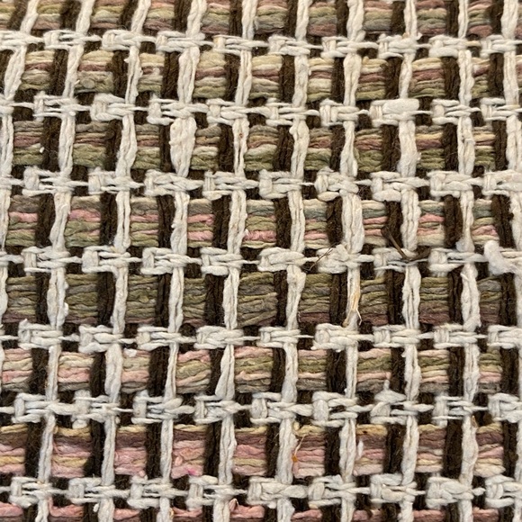 Town & Travel Womens Textured Cream Tan Weave Blazer / Made In USA / Size XS - Picture 8 of 11